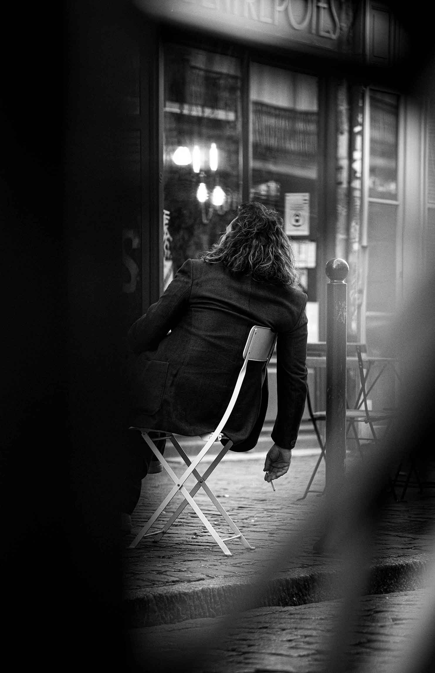 Photographie de rue à Lille en noir et blanc
